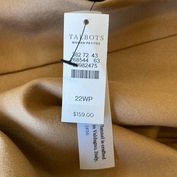 Talbots wool skirt in Nutmeg, Petite 22W - Picture 6 of 6